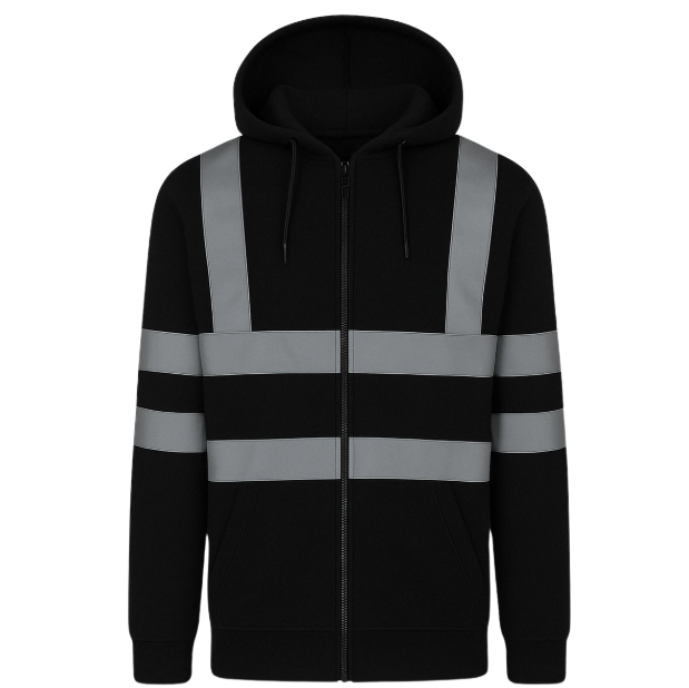 High Visibility Zip Hoodie