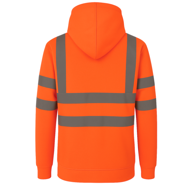 High Visibility Zip Hoodie