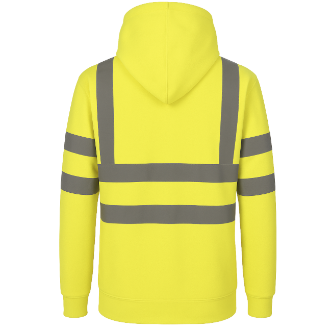 High Visibility Zip Hoodie