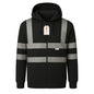 GM Workwear High Visibility Zip Hoodie