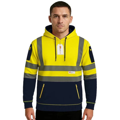 Hi Vis Reflective Safety  Pullover Hoodie