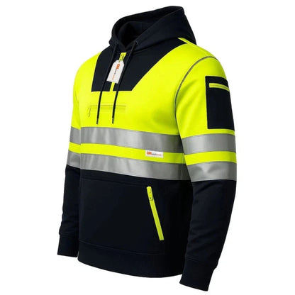 Hi Vis Reflective Safety  Pullover Hoodie