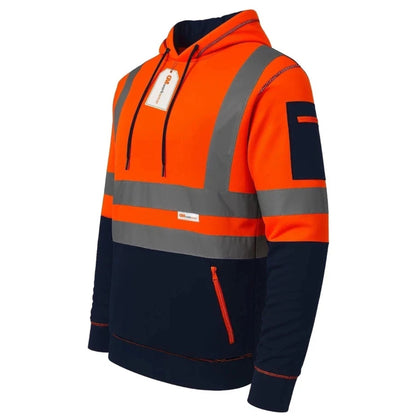 Hi Vis Reflective Safety  Pullover Hoodie