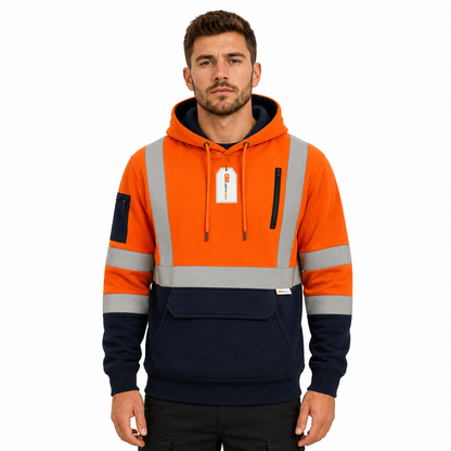 High Visibility Kangaroo Pocket Hoodie