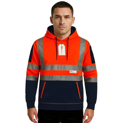 Hi Vis Reflective Safety  Pullover Hoodie