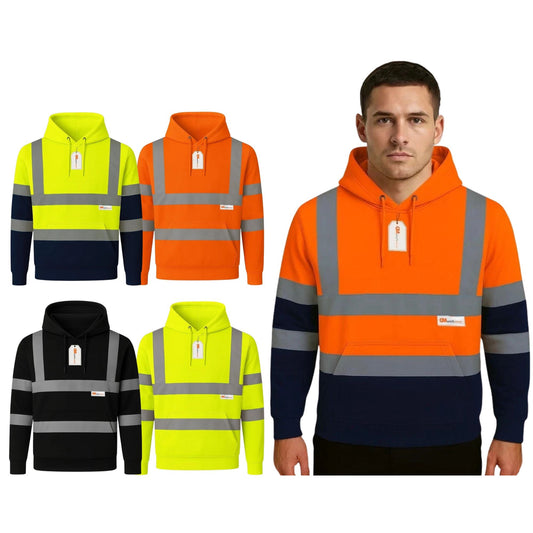 GM Workwear High Visibility Pullover Hoodie