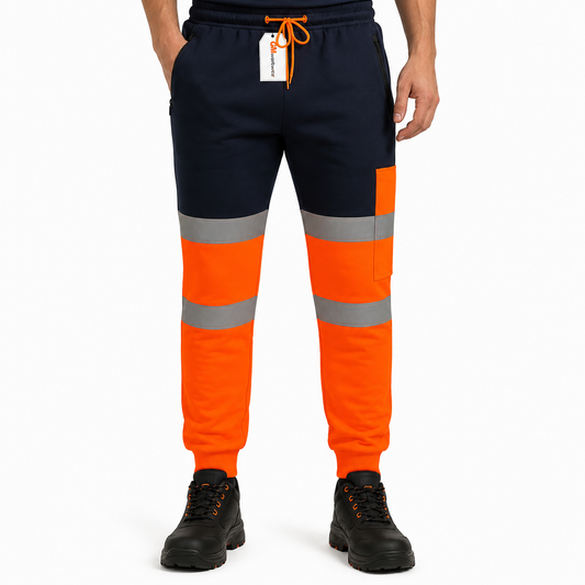 Hi Vis Jogging Bottoms Safety Work Joggers