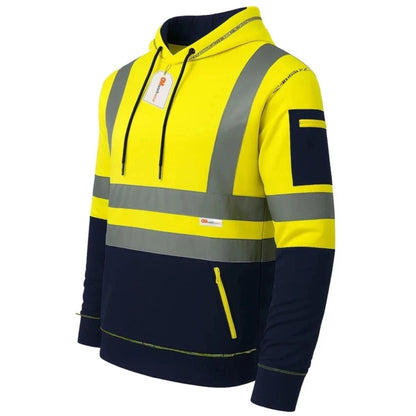 Hi Vis Reflective Safety  Pullover Hoodie