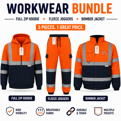 Workwear Bundle – Mix & Match Bomber Jacket, Zip Hoodie & Joggers