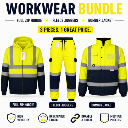 Workwear Bundle – Mix & Match Bomber Jacket, Zip Hoodie & Joggers
