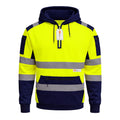 High Visibility Reflective Quarter Zip Hoodie