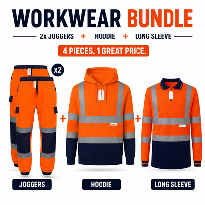 Workwear Bundle – Mix & Match Jogger, Hoodie & Polo Shirt