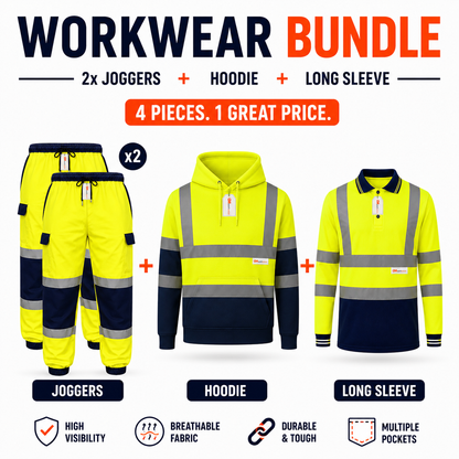 Workwear Bundle – Mix & Match Jogger, Hoodie & Polo Shirt