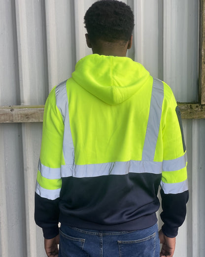 High Visibility Kangaroo Pocket Hoodie