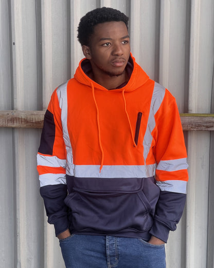 High Visibility Kangaroo Pocket Hoodie