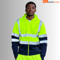 High Visibility Zip Hoodie