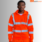 High Visibility Zip Hoodie