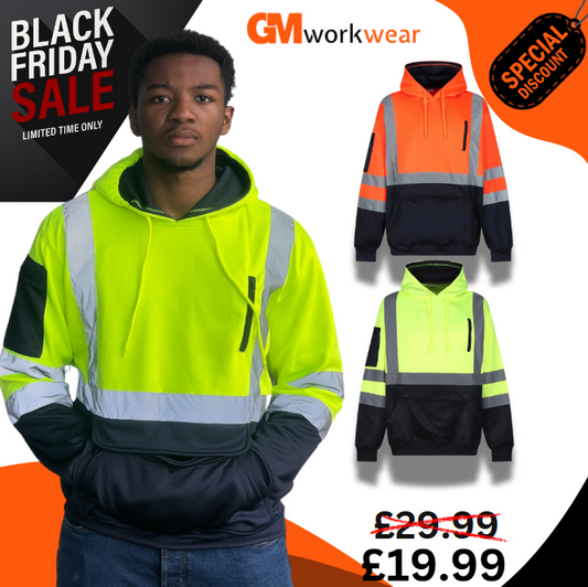 High Visibility Kangaroo Pocket Hoodie