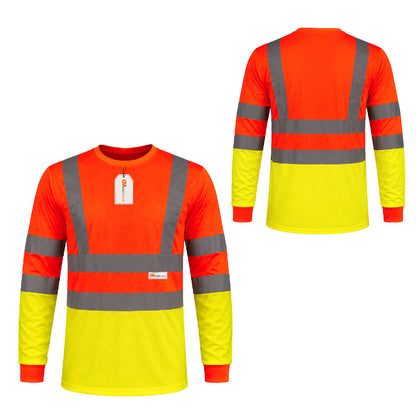 High Visibility Long Sleeve Crew Neck