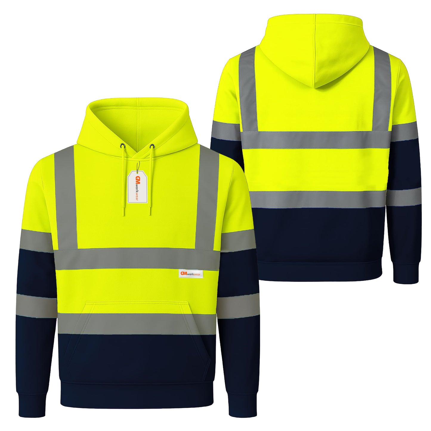 GM Workwear High Visibility Pullover Hoodie
