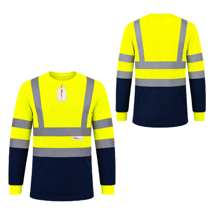 High Visibility Long Sleeve Crew Neck