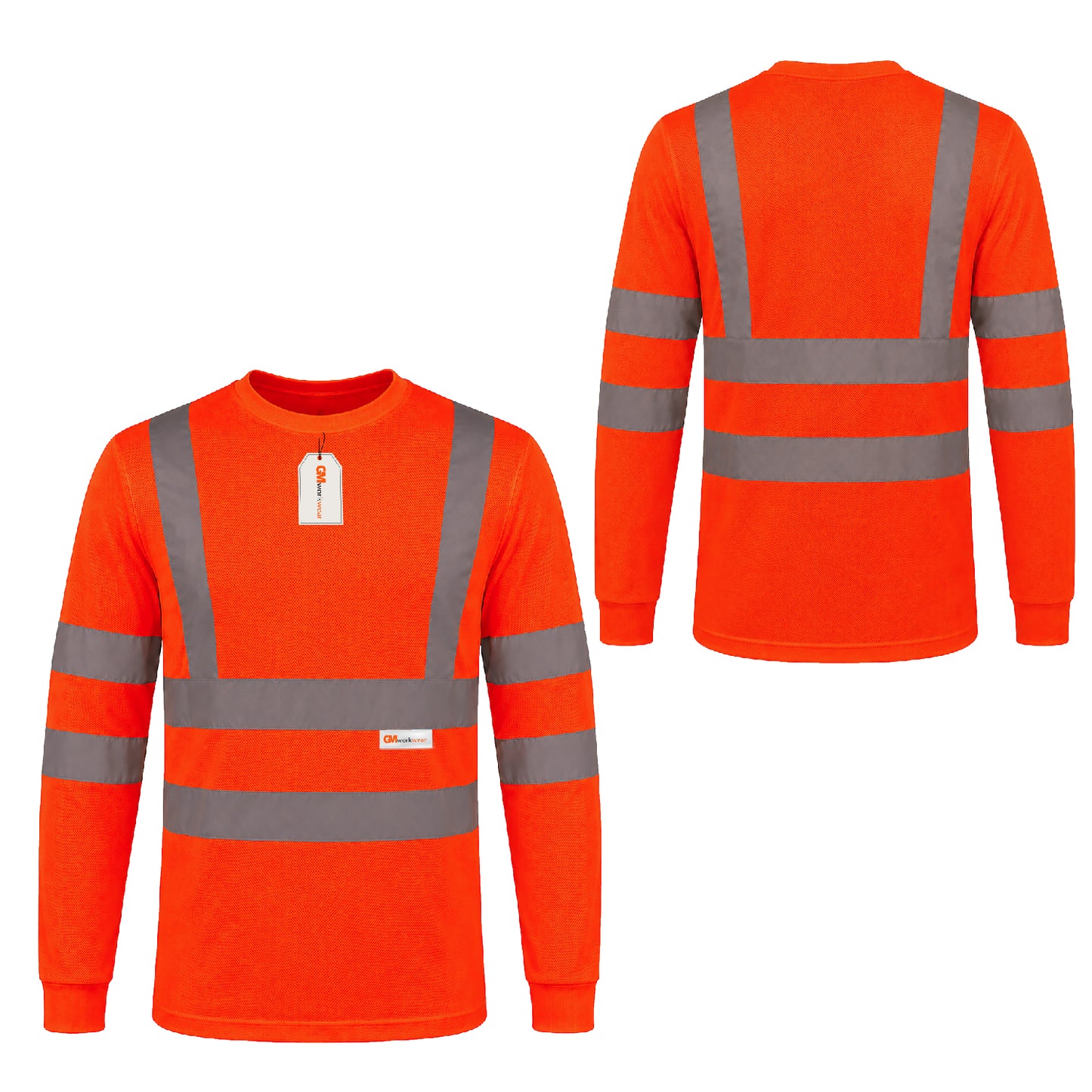 High Visibility Long Sleeve Crew Neck