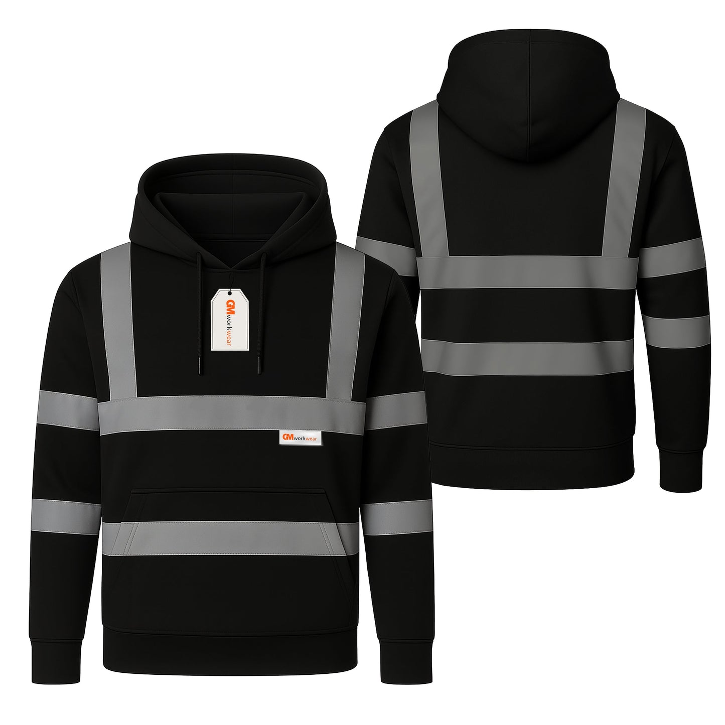 GM Workwear High Visibility Pullover Hoodie