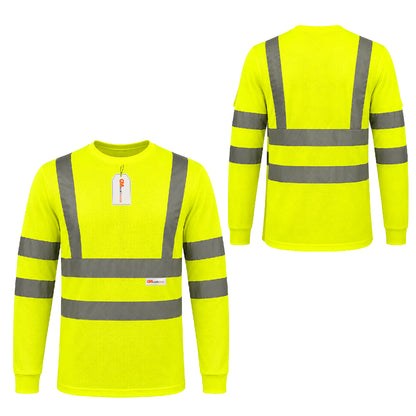 High Visibility Long Sleeve Crew Neck
