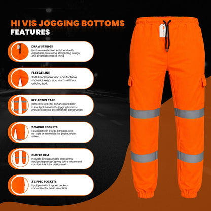GM Workwear High Visibility Joggers