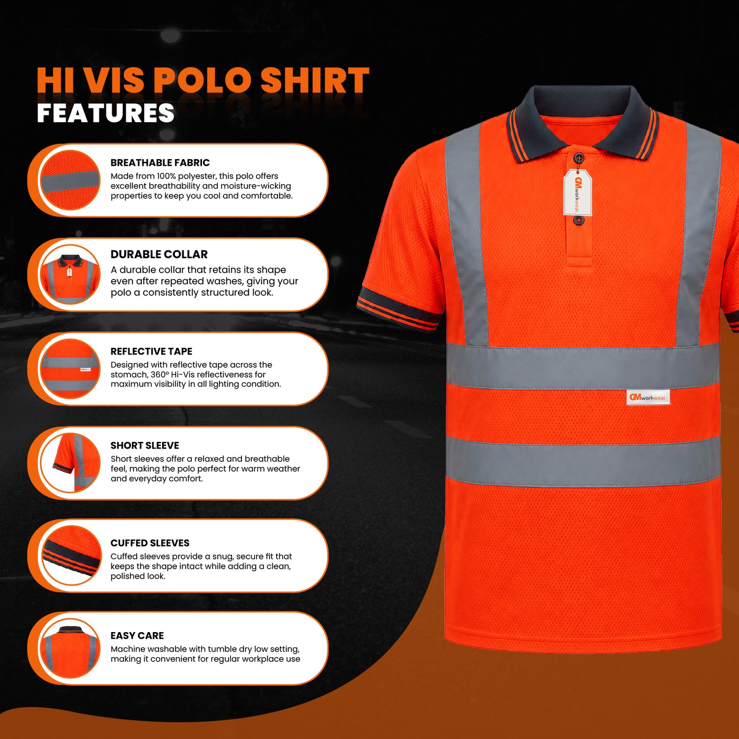 High Visibility Polo Shirts