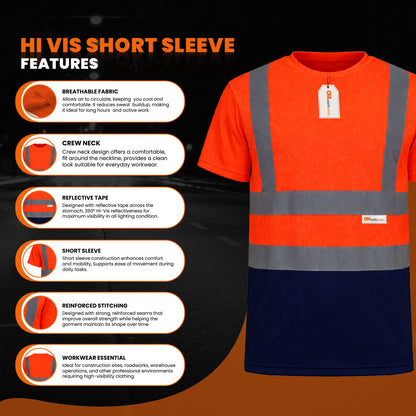 GM Workwear High visibility T shirt