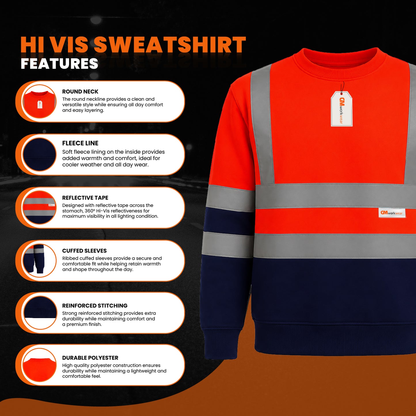 High Visibility Sweatshirt