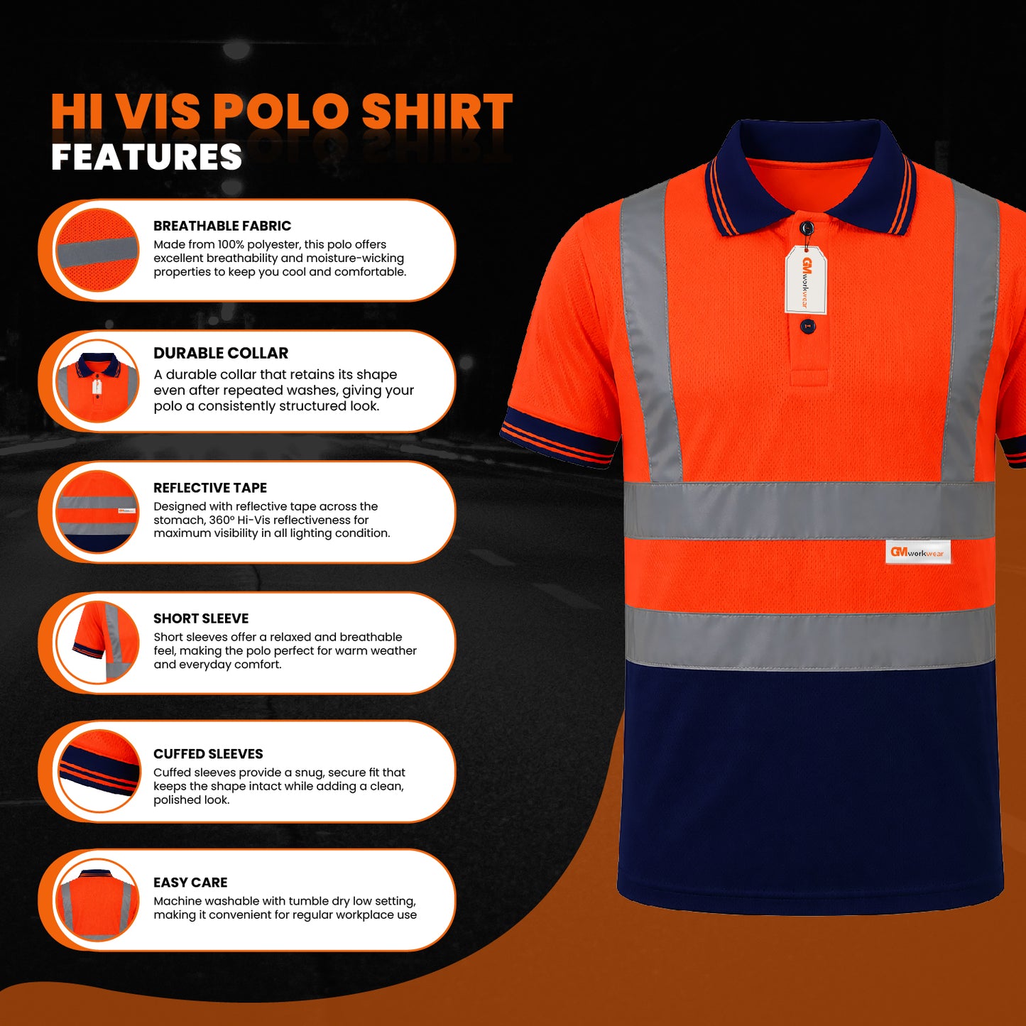 High Visibility Polo Shirts