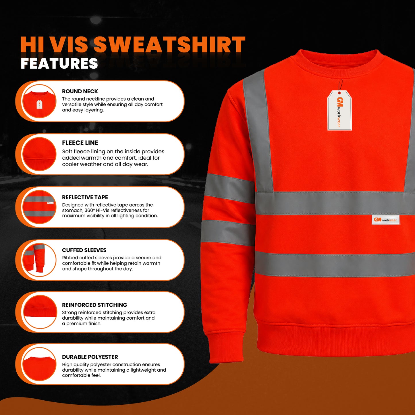 High Visibility Sweatshirt