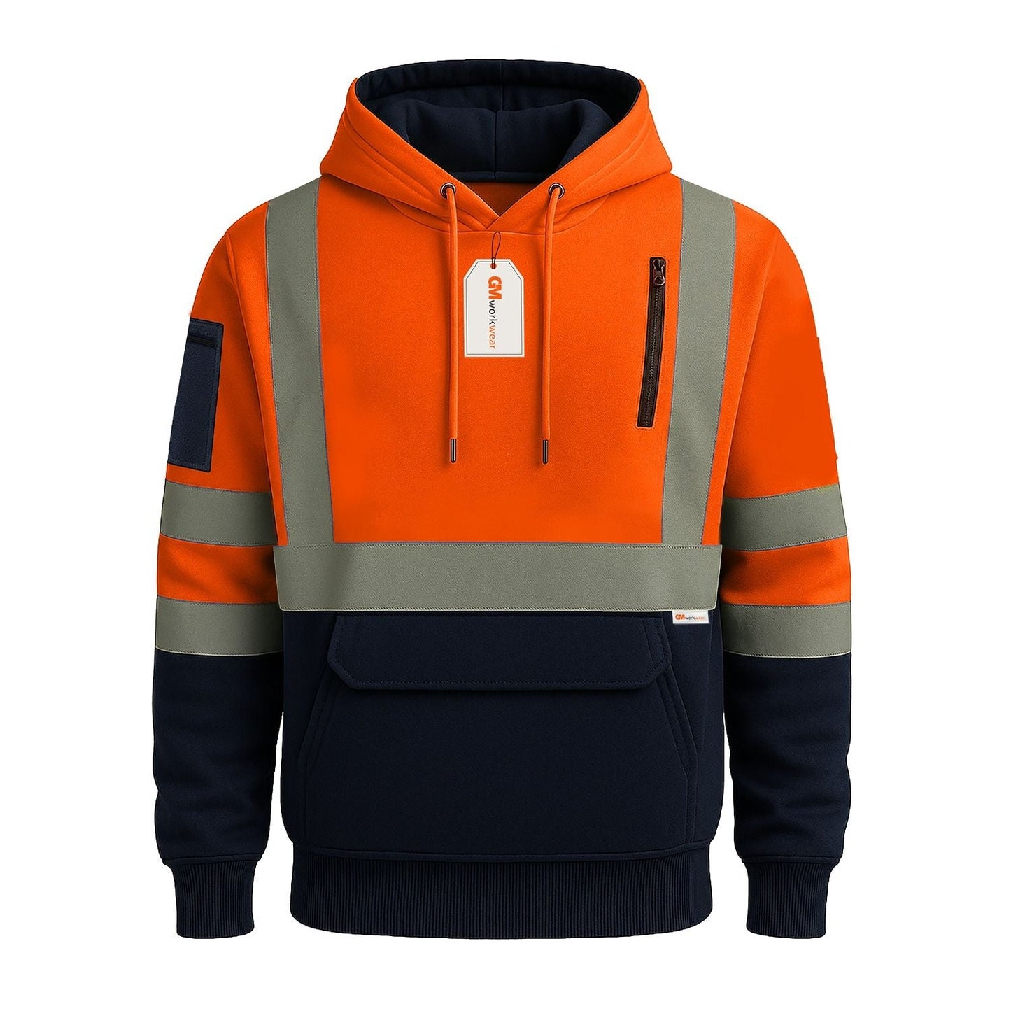 High Visibility Kangaroo Pocket Hoodie