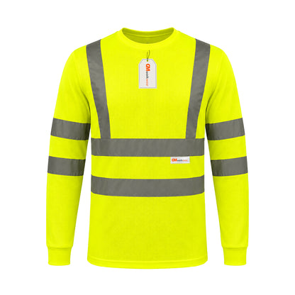 High Visibility Long Sleeve Crew Neck