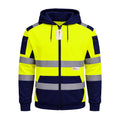 High Visibility Reflective Zip Up Hoodie