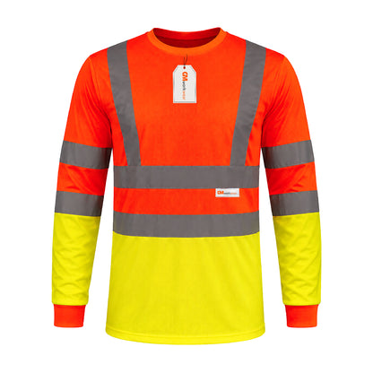 High Visibility Long Sleeve Crew Neck