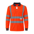 High Visibility Long Sleeve Polo Shirt