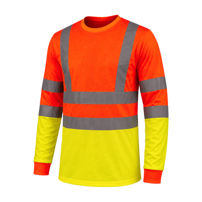 High Visibility Long Sleeve Crew Neck