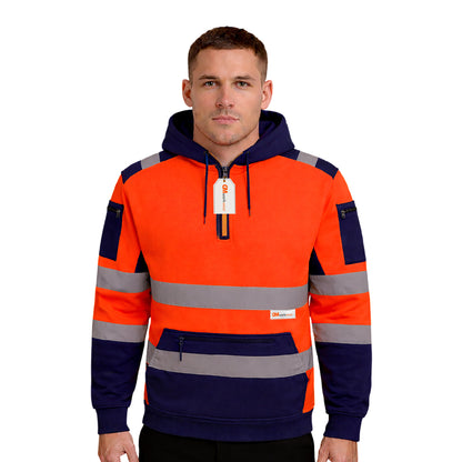 High Visibility Reflective Quarter Zip Hoodie