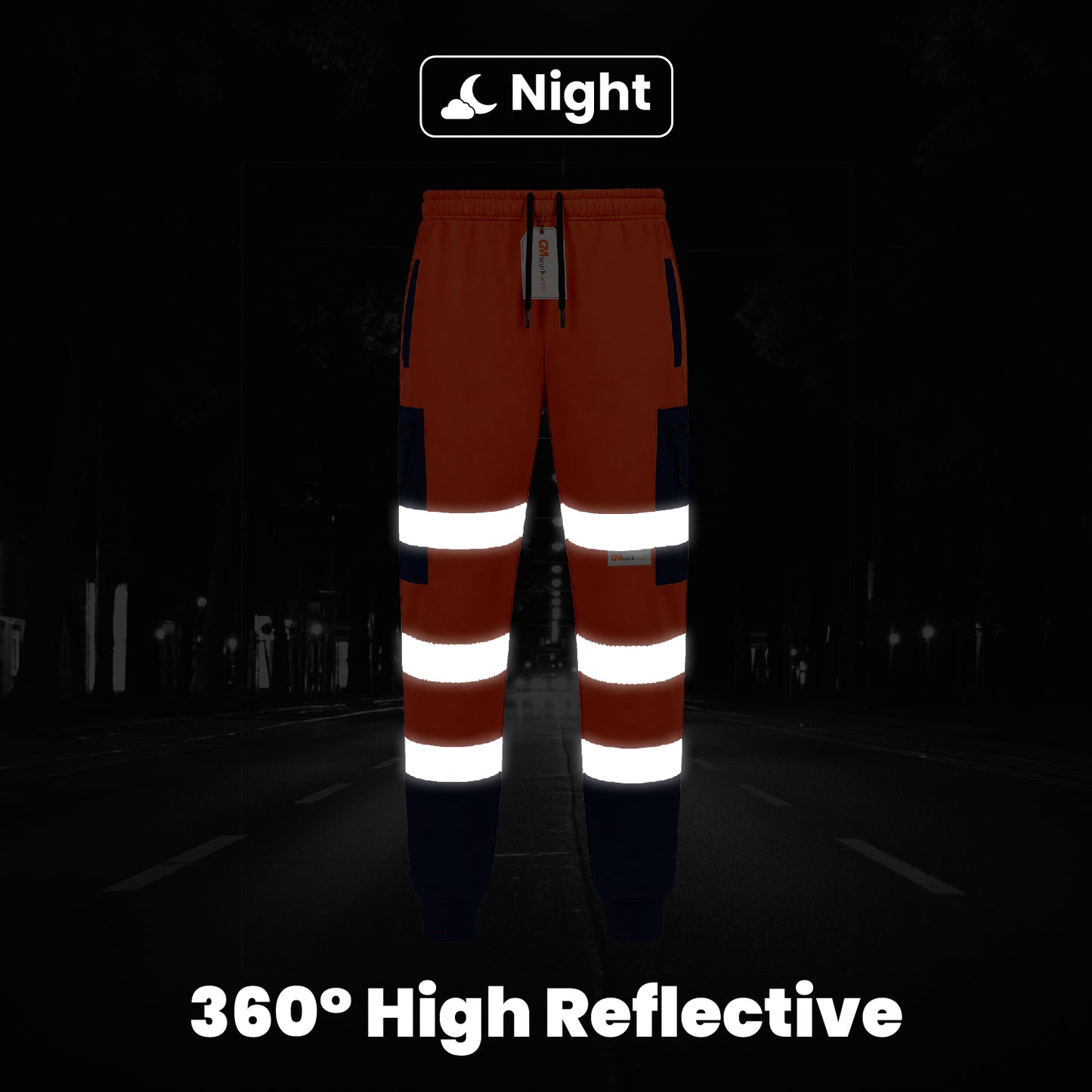 High Visibility Reflective Joggers