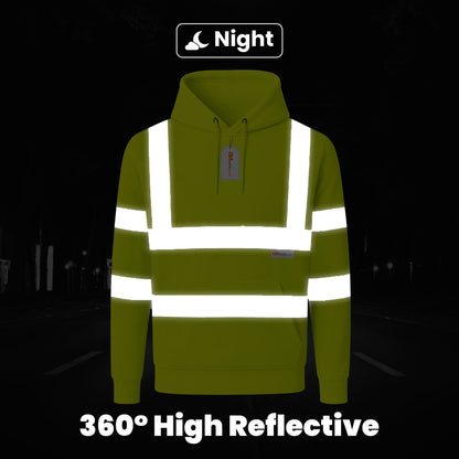 GM Workwear High Visibility Pullover Hoodie