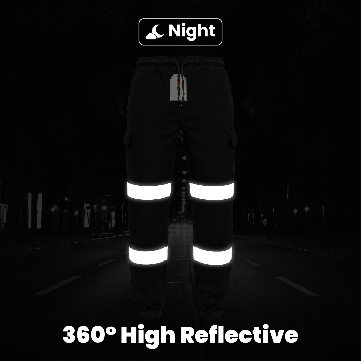 GM Workwear High Visibility Joggers