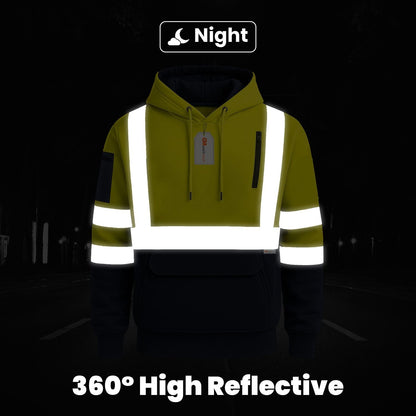 High Visibility Kangaroo Pocket Hoodie