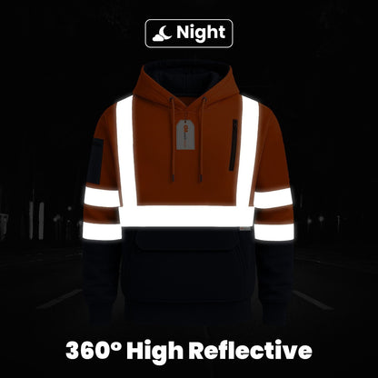 High Visibility Kangaroo Pocket Hoodie
