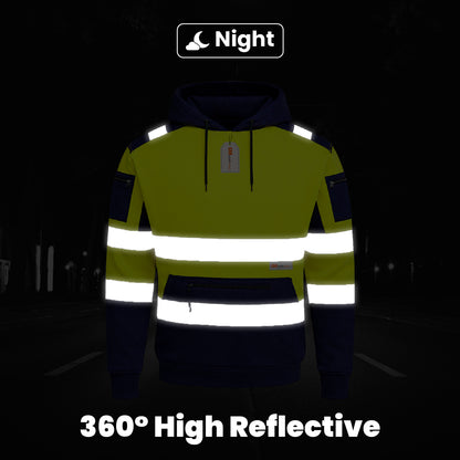 High Visibility Reflective Pullover Hoodie