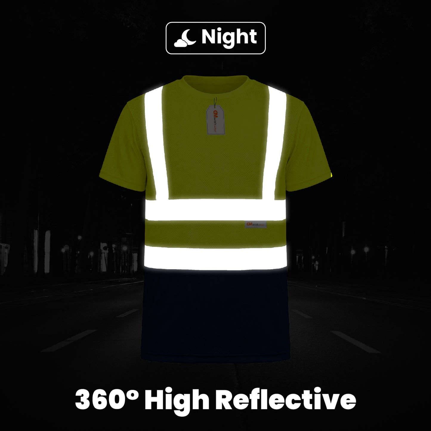 GM Workwear High visibility T shirt