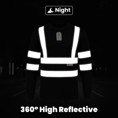 High Visibility Long Sleeve Crew Neck