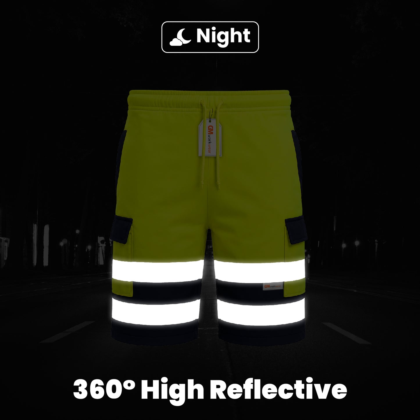 GM Workwear High Visibility Shorts